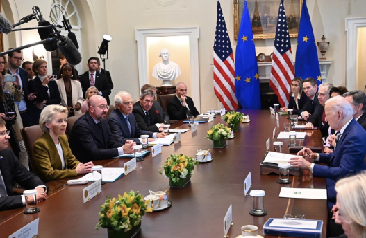 US-EU SUMMIT: TOTAL HARMONY IN CONDEMNING HAMAS AND RUSSIA​