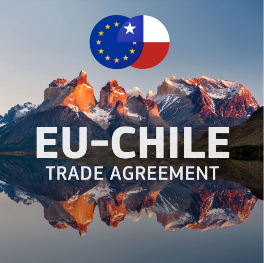 ACUERDO COMERCIAL UE-CHILE PARA ELIMINAR DEL 99,9% DE LOS ARANCELES FUE FIRMADO​